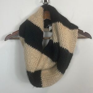 BDG Urban Outfitters striped soft furry infinity scarf